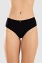 Women's Cotton Lycra Lace Back Slip Panties 32-Pack 8432 Black - 3