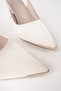 Starlyn Pointed Toe Stone Detailed Open Back Women's Heeled Shoes - 3