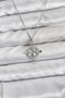 316L Steel Chain Silver Color Infinity Model Zircon Stone Women's Necklace