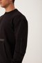 Men's Zipper Detailed Sweatshirt Black - 5