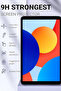 عبوة من قطعتين من واقي الشاشة الزجاجي المقوى الممتاز لجهاز Redmi Pad SE مقاس 8.7 بوصة - 4