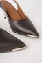 Starlyn Pointed Toe Stone Detailed Open Back Women's Heeled Shoes - 3