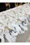3D Embroidered Fabric on Organza - 140 cm Wide for Evening Dresses, Wedding Dresses, and Modern Tablecloth Fabric - 3