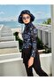 Anvelop Skirt Tie Hat Hijab Swimsuit - Alf26670 - 2