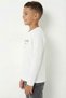 Printed Long Sleeve Boys' T-Shirt B6 - 3