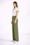 Women’s Linen Blend High-Waist Wide-Leg Pocketed Palazzo Pants - 3