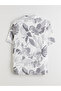 Lcw Vision Ecru Regular Fit Resort Collar Short Sleeve Patterned Men's Shirt - 6