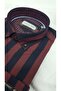 Wide Striped Long Sleeve Men's Shirt - 3