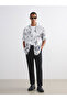 Lcw Vision Ecru Regular Fit Resort Collar Short Sleeve Patterned Men's Shirt - 2