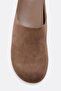 Leather effect clogs - 4