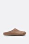 Leather effect clogs