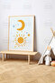 One Piece Raw Color Real Wood Framed Painting - Teknrsymdf-15 - 2