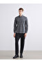Esvab • Modern & Distinctive Standart Fit Long Sleeve Checkered Embroidered Men's Lumberjack Shirt - 2