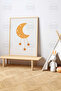 One Piece Raw Color Real Wood Framed Painting - Teknrsymdf-11 - 2