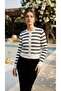 Women's striped cardigan - 4