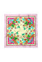 وشاح / باندانا منقوشة بالزهور مقاس 50×50 سم