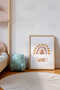 One Piece Raw Color Real Wood Framed Painting - Teknrsymdf-4 - 3