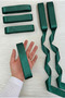 Emerald Green Satin Ribbon 3cm 10Mt, Bohça Dowry Wedding Henna Circumcision Birthday Party Gift Decoration