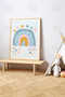 One Piece Raw Color Real Wood Framed Painting - Teknrsymdf-14 - 2