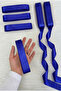 Cobalt Blue Satin Ribbon 3 cm 10 Mt, Bohça Dowry Wedding Henna Circumcision Birthday Party Gift Decoration