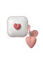 حافظة ريدمي بادز 6 أكتيف شفافة بتصميم قلب مبتسم باللون الوردي - 2