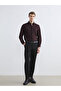 Esvab • Modern & Distinctive Standart Fit Embroidered Long Sleeve Men's Shirt - 2