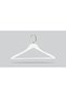 Wooden (Gold Kanca Lama) Shirt and Trouser Hanger White Color 4 Pieces - 3