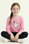 Printed Long Sleeve Girls' T-Shirt B7 - 2