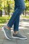 Orthopedic Flat Sole Linen Tricot Men's Sneaker Daily Laofer Model Shoes - 3
