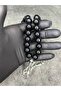 High-End Custom Design Large Size Glass Black Pearl Natural Prayer Beads - 3