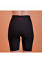 High Waist Pocketed Short Leggings – Black |   Heart Printed - 2
