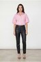 Women's Short Sleeve Shirt with Pocket Detail - 2
