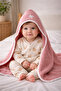 Hooded Baby Swaddle Towel Microcotton 100X100 cm – Lightweight and Defoliated- - 2