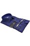 Striped and Floral Long Sleeve Men's Shirt - 2