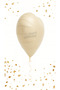 Heart Foil Balloon Cream Color 18 Inch - 3