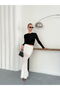 Lace Evening Dress Skirt - Cream |   F1887 - Cream - 3