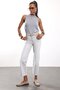 Gray Polo Collar Sleeveless Knitwear 4760 - 2