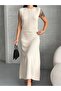 Button Detailed Vest Skirt Knitwear Set - 7