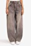 100% cotton barrel fit high waist long jean pants g6541ax25cw - 3