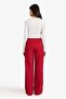 Wide Leg Double Pocket Standard Length Velvet Trousers G7879Ax26Sp - 5
