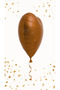 Heart Foil Balloon Brown 18 Inch - 3