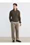Mock Neck men's knit sweater - 2