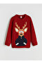 Esvab • Modern & Distinctive New Year's Themed Boys' Knit Sweater - 3