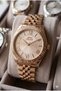 Rose Gold Women's Wristwatch |   36mm Rose Gold Steel Case and Steel Band, 5 Atm - 2
