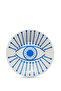 Eye Porcelain Tea Plate Blue - 4