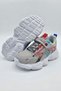 Boy's Gray Sports Shoes |   Lightweight Comfortable Velcro Daily School Shoes Non-Slip Sole - 2