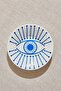Eye Porcelain Tea Plate Blue - 3