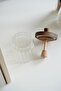 Acacia Striped Glass Honey Jar - 2