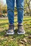 Boys' Smoked Sports Shoes |   Lightweight Comfortable Velcro Daily School Shoes Non-Slip Sole - 6