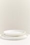 Solid porcelain bread plate white - 4